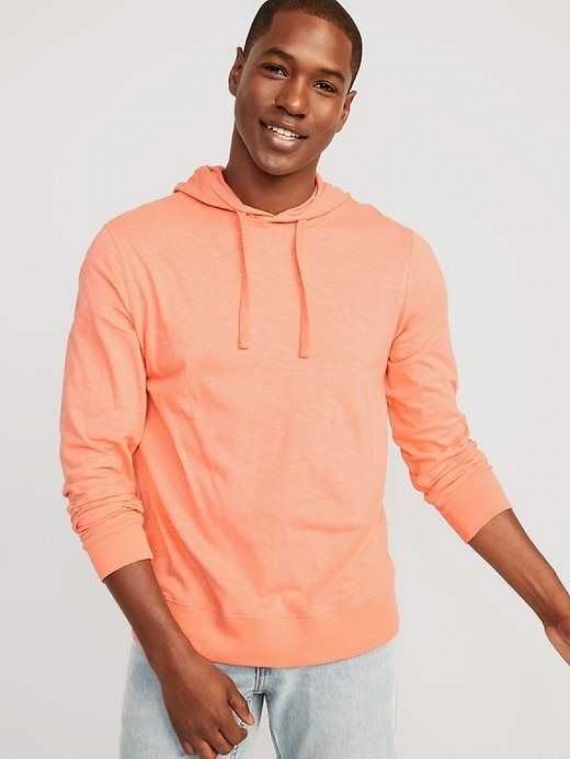 Old Navy Slub-Knit Pullover Hoodie Feeling Peachy | GVW612375