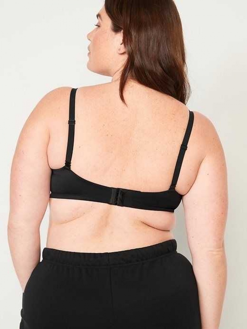 Old Navy Smoothing Full-Coverage Bra Black | QYX463908