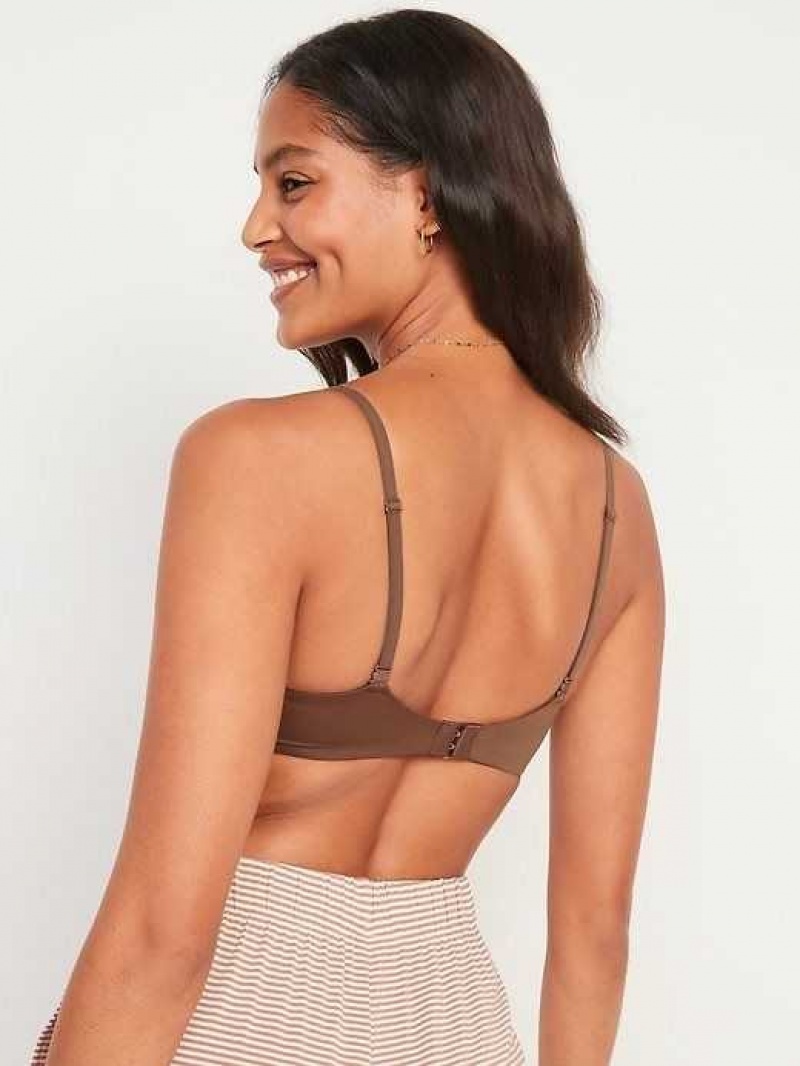 Old Navy Smoothing Full-Coverage Bra Maplewood | DSE792085