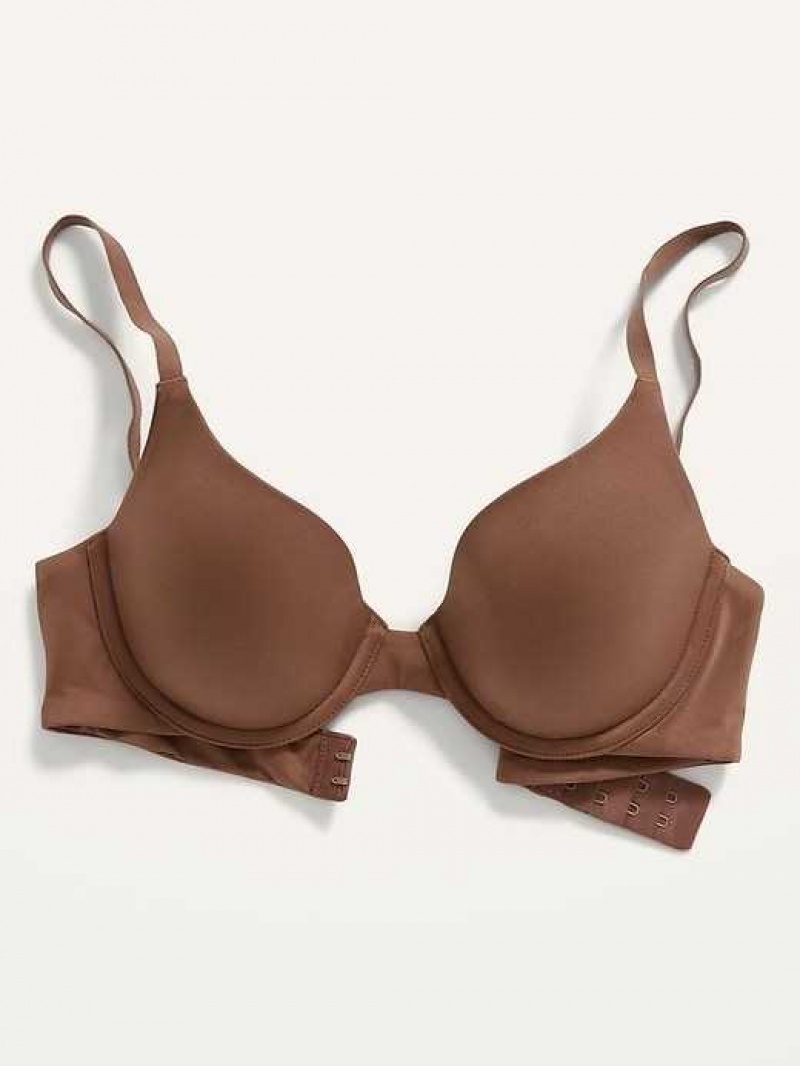 Old Navy Smoothing Full-Coverage Bra Maplewood | DSE792085