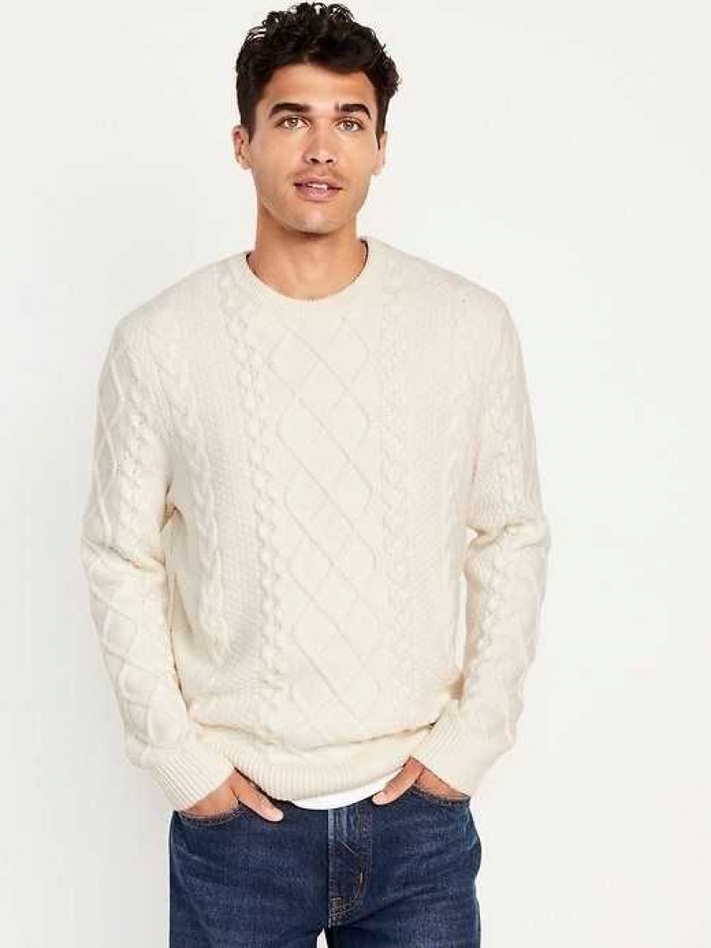 Old Navy SoSoft Crew-Neck Sweater Cream | GJI275398