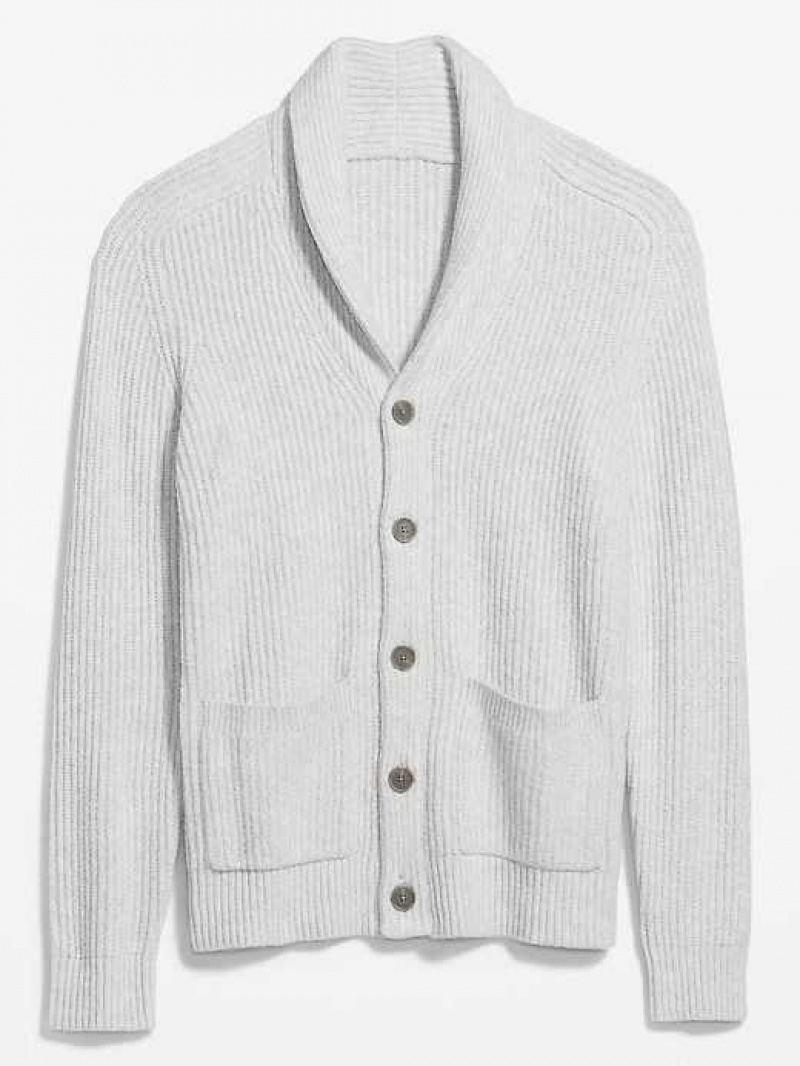 Old Navy SoSoft Shawl-Collar Cardigan Sweater Light Grey | KOQ917648