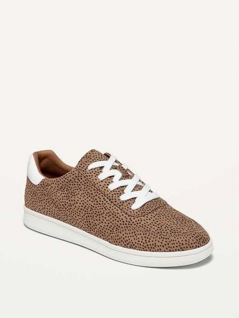 Old Navy Soft-Brushed Faux-Suede Sneakers Cheetah Print | LHZ714025