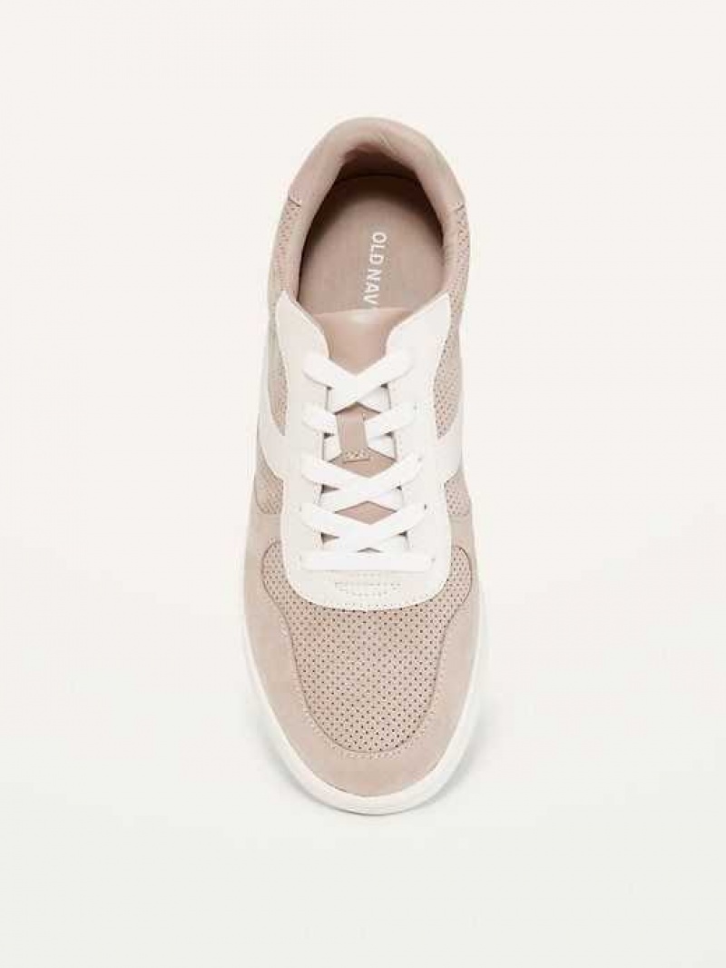 Old Navy Soft-Brushed Faux-Suede Sneakers Brown | BME187604