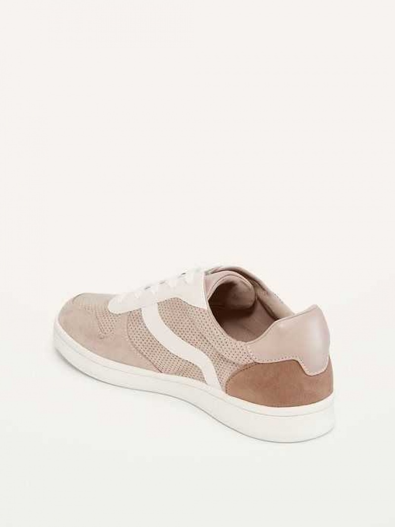 Old Navy Soft-Brushed Faux-Suede Sneakers Brown | BME187604