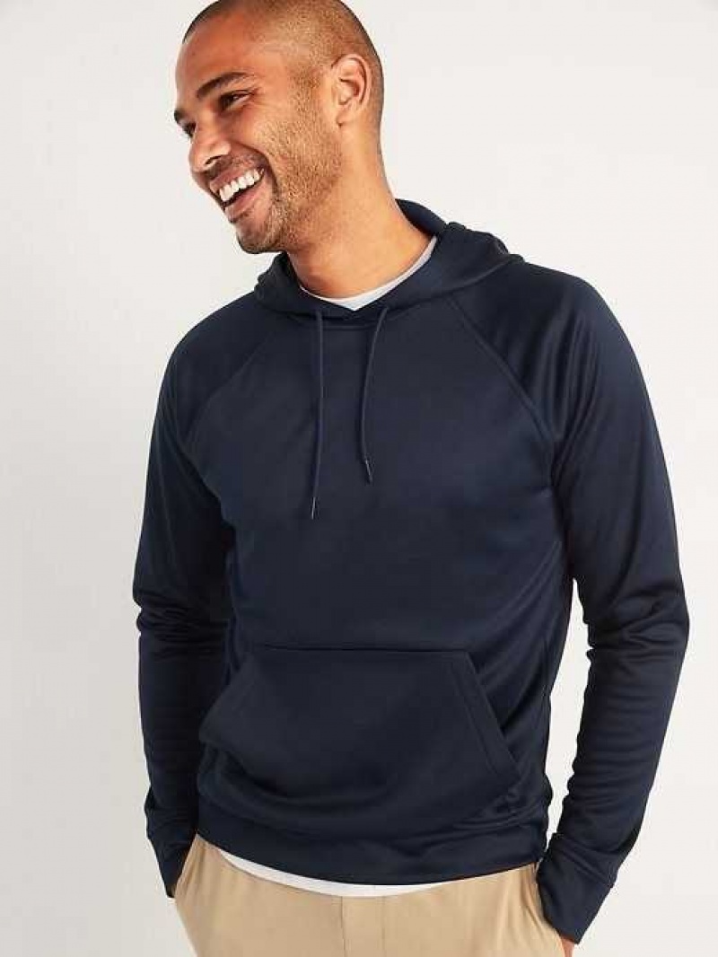 Old Navy Soft-Brushed Go-Dry Performance Pullover Hoodie Navy | BZQ218934