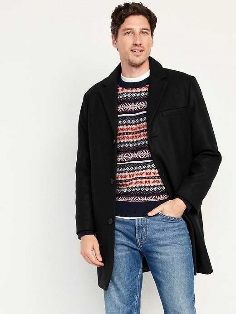 Old Navy Soft-Brushed Topcoat Blackjack | ZGP916248