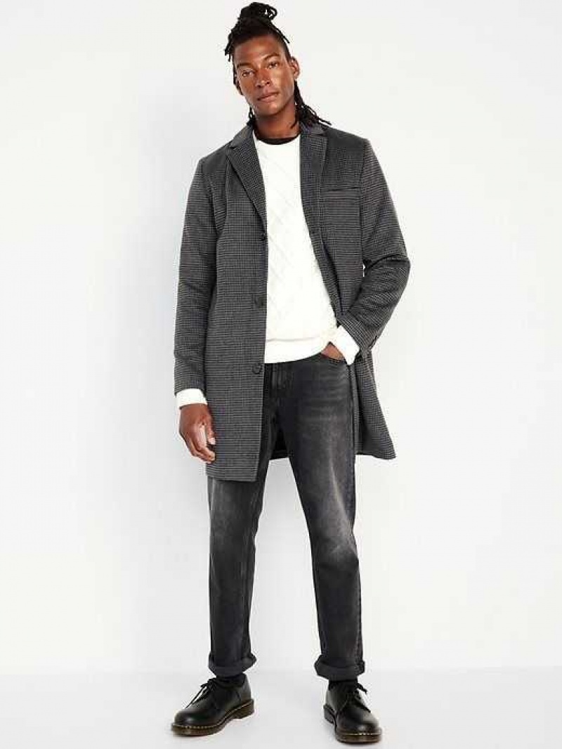 Old Navy Soft-Brushed Topcoat Grey | LGO971208