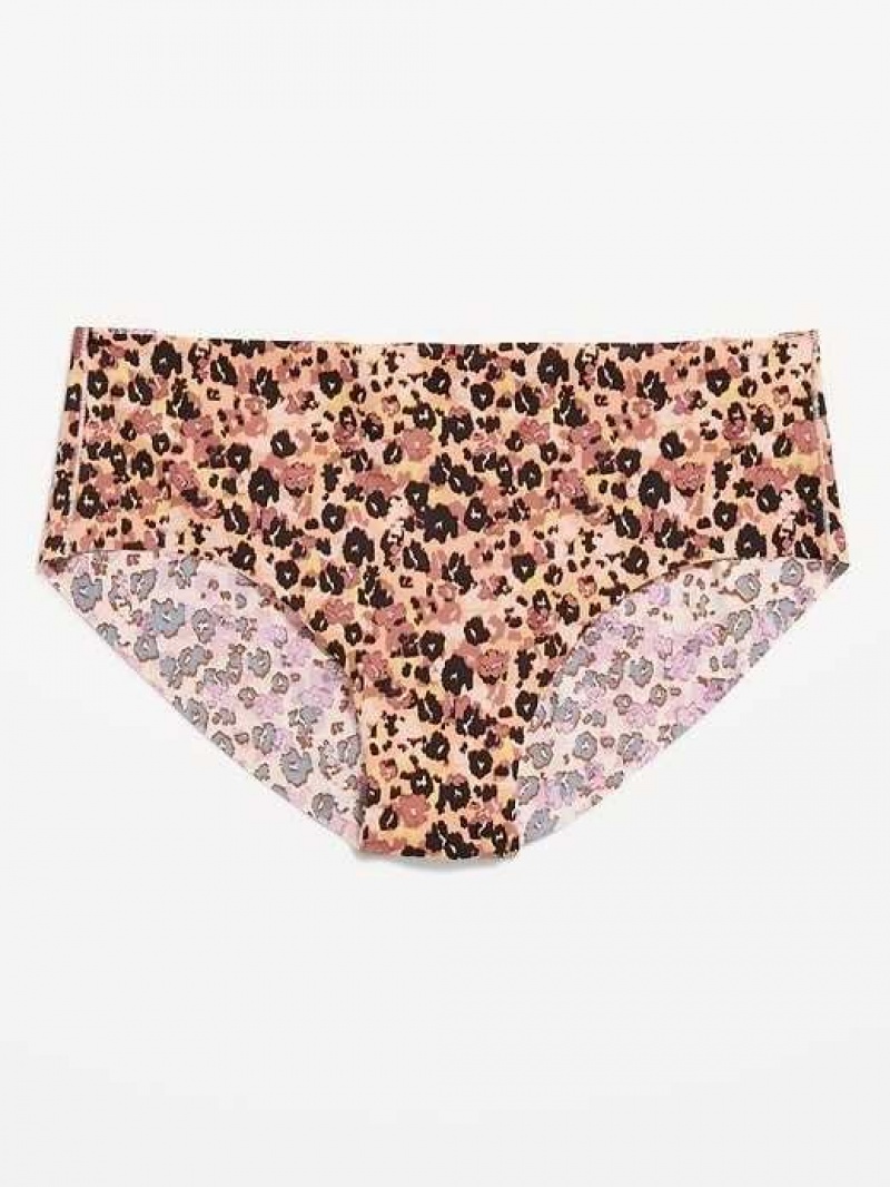 Old Navy Soft-Knit No-Show Hipster Underwear Animal Prints | KHM435872