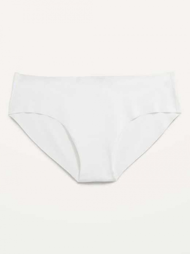 Old Navy Soft-Knit No-Show Hipster Underwear White | KGJ247683