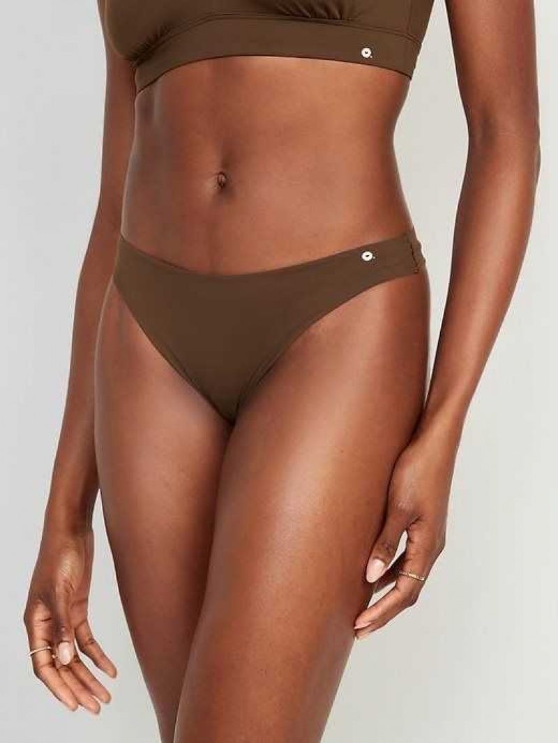 Old Navy Soft-Knit No-Show Thong Underwear Dark Walnut | DCX623971