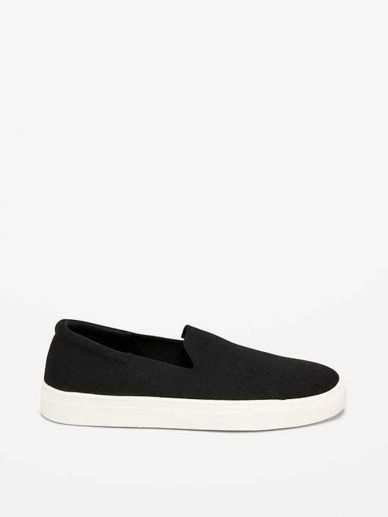 Old Navy Soft-Knit Slip-On Sneakers Black | WZA975281