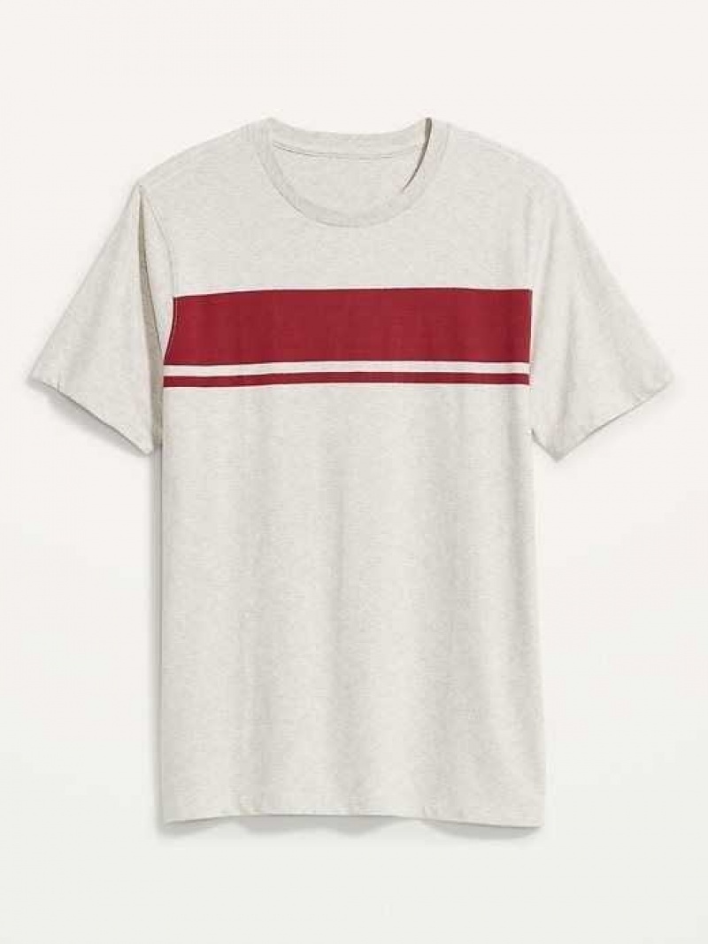 Old Navy Soft-Washed Center-Stripe T-Shirt Beige | ZOM861274