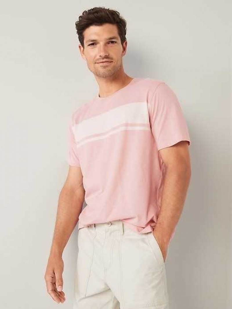 Old Navy Soft-Washed Center-Stripe T-Shirt Pink | FTI035172