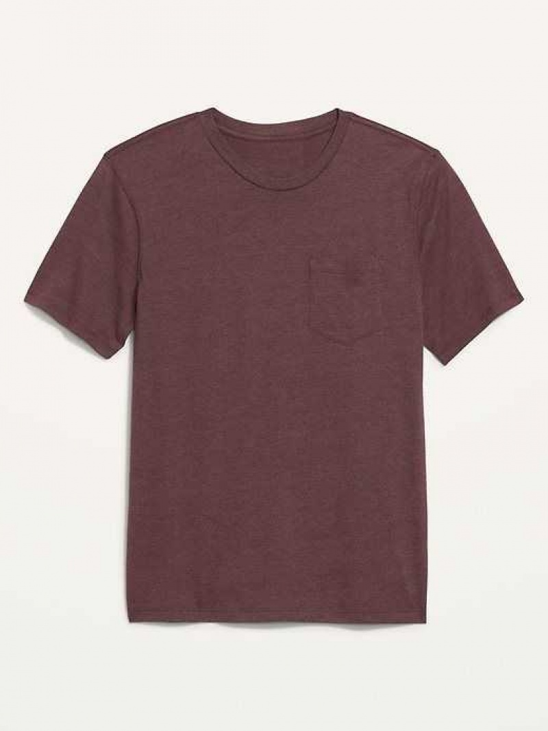 Old Navy Soft-Washed Chest-Pocket Crew-Neck T-Shirt Raisin Arizona | QHW026951