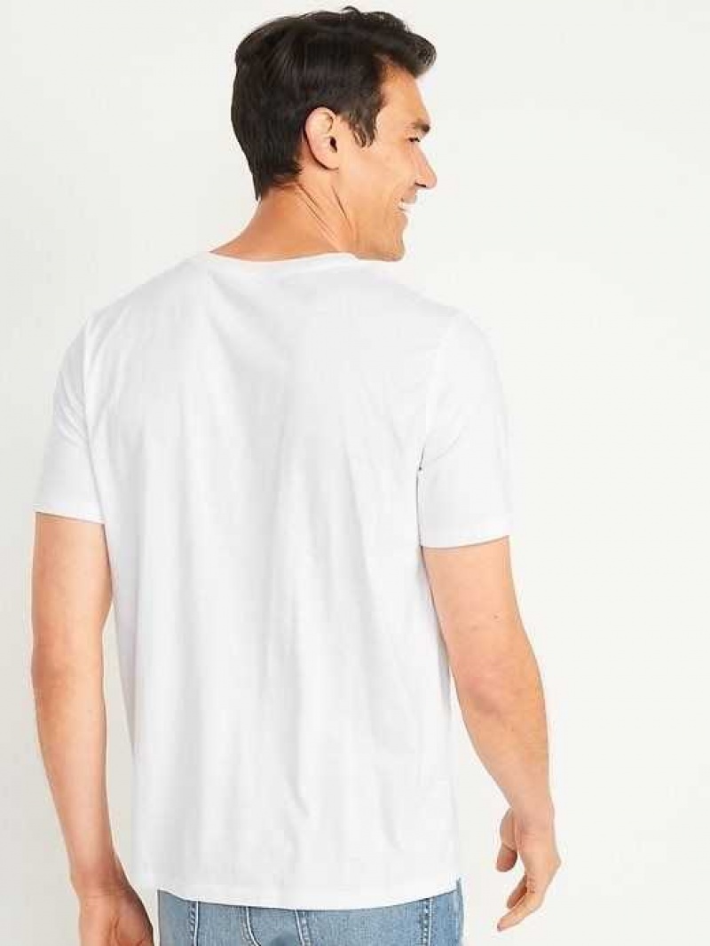 Old Navy Soft-Washed Crew-Neck T-Shirt 3-Pack White | OFI387106