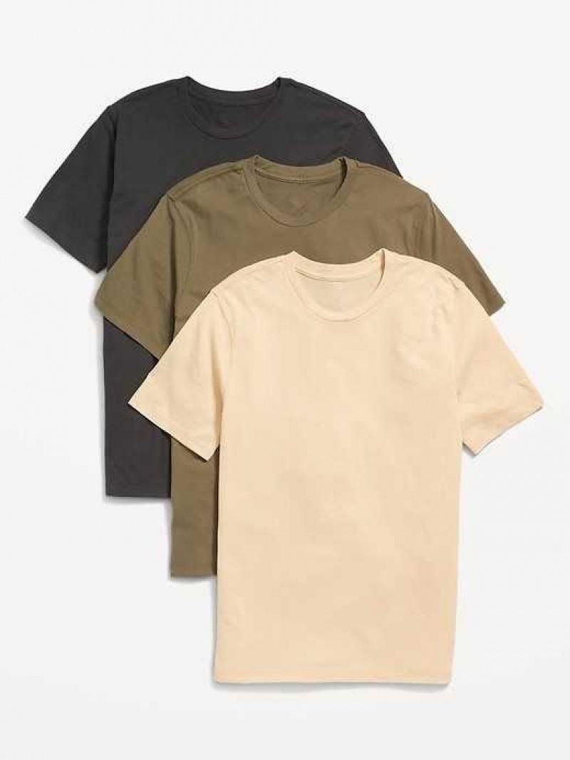 Old Navy Soft-Washed Crew-Neck T-Shirt 3-Pack Multicolor | DXL857631