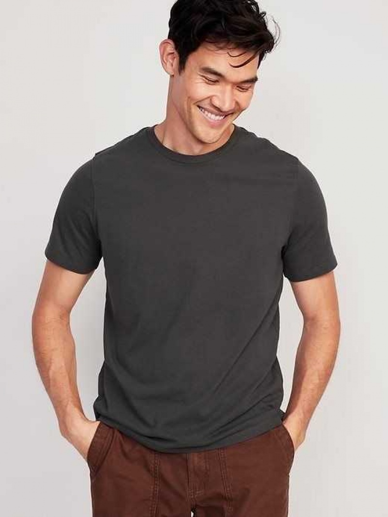 Old Navy Soft-Washed Crew-Neck T-Shirt 3-Pack Dark Grey | XNL809451