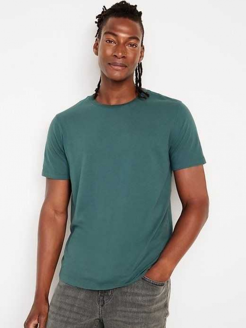 Old Navy Soft-Washed Curved-Hem T-Shirt 3-Pack Turquoise / Grey | WIM109253