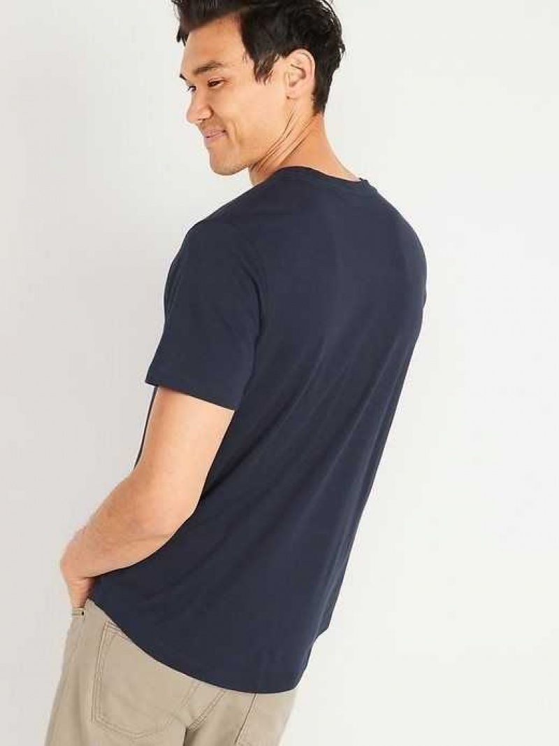 Old Navy Soft-Washed Curved-Hem T-Shirt Alpine Tundra | HCV128364