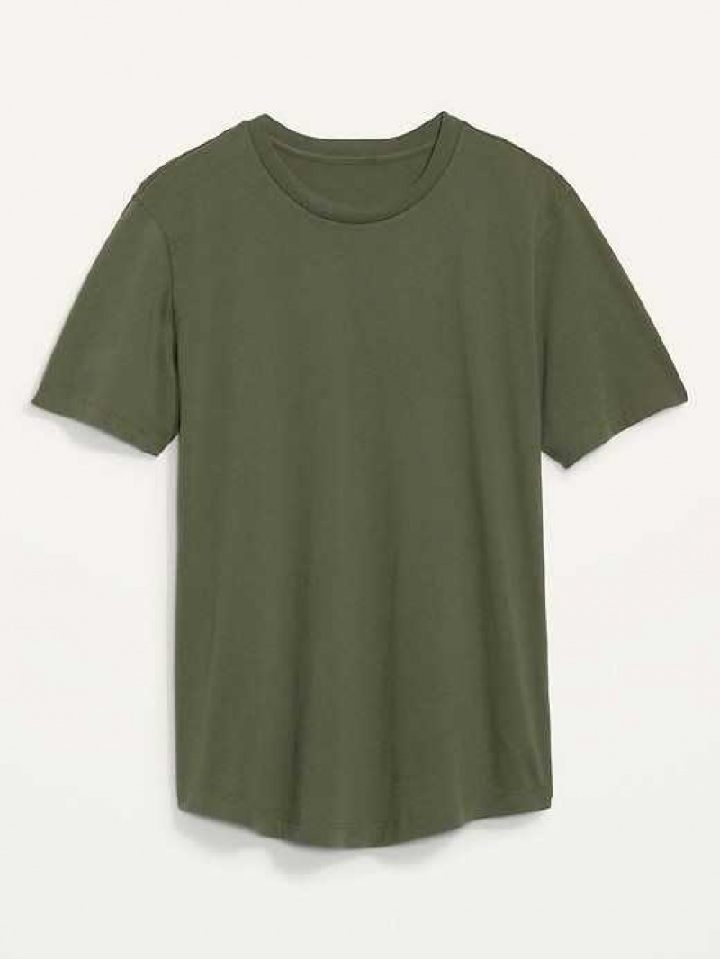 Old Navy Soft-Washed Curved-Hem T-Shirt Alpine Tundra | HCV128364