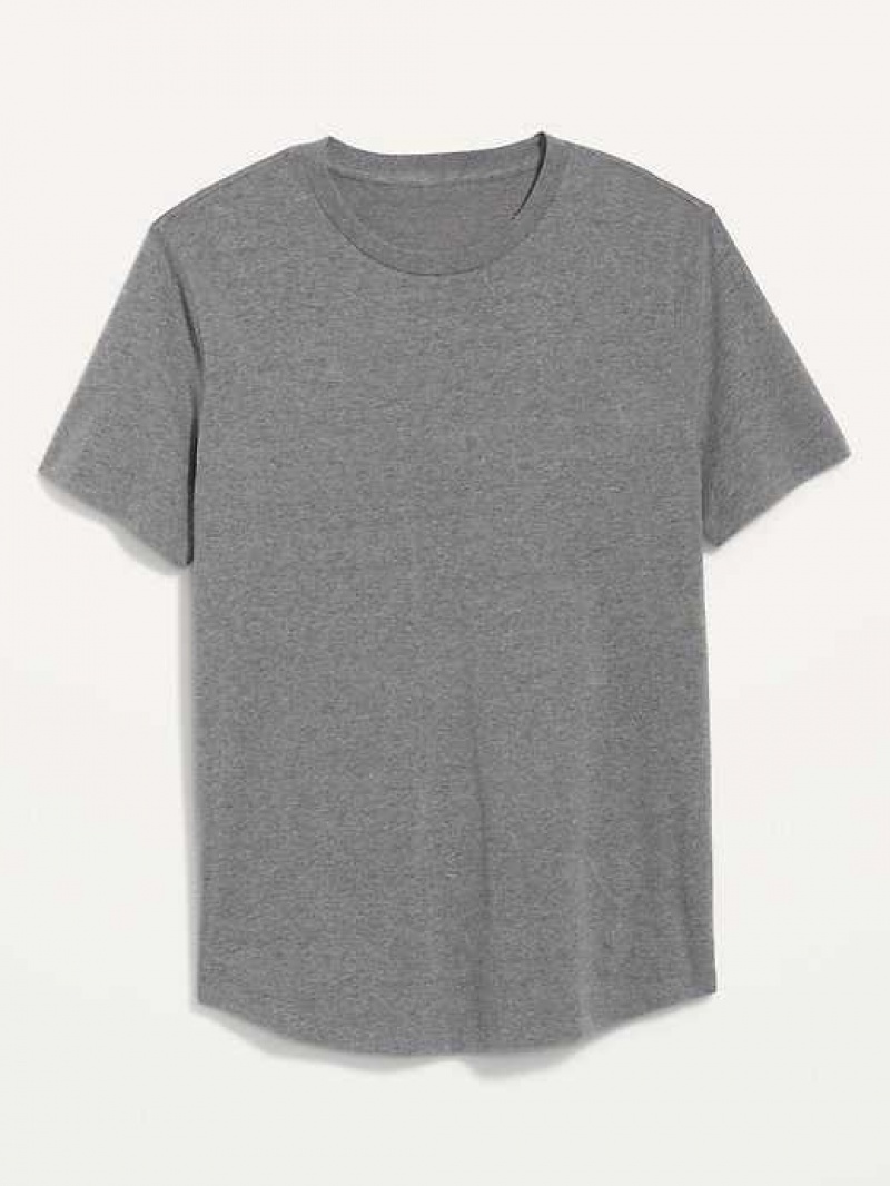 Old Navy Soft-Washed Curved-Hem T-Shirt Grey | DKB934058