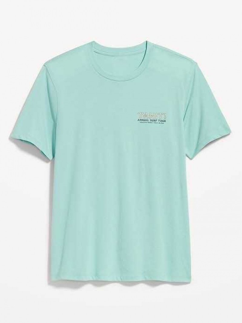 Old Navy Soft-Washed Graphic T-Shirt Blue | MPX368127