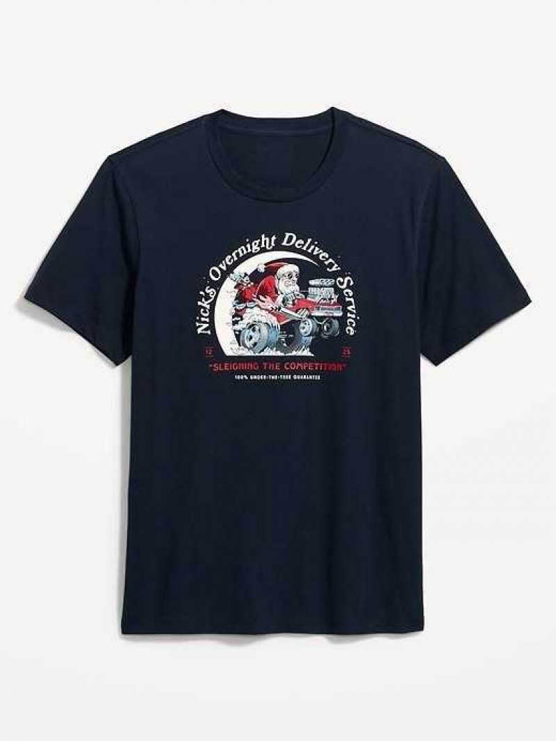 Old Navy Soft-Washed Graphic T-Shirt Navy | FRY082615