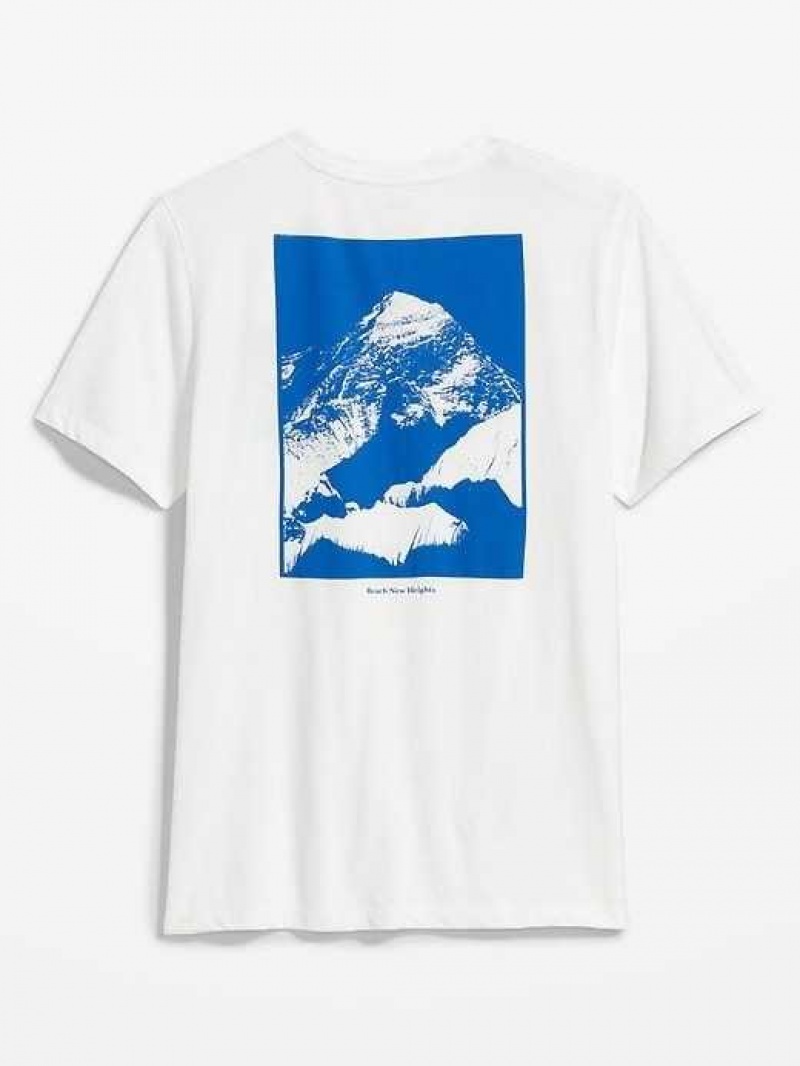 Old Navy Soft-Washed Graphic T-Shirt Wintry Waters | XQS387092