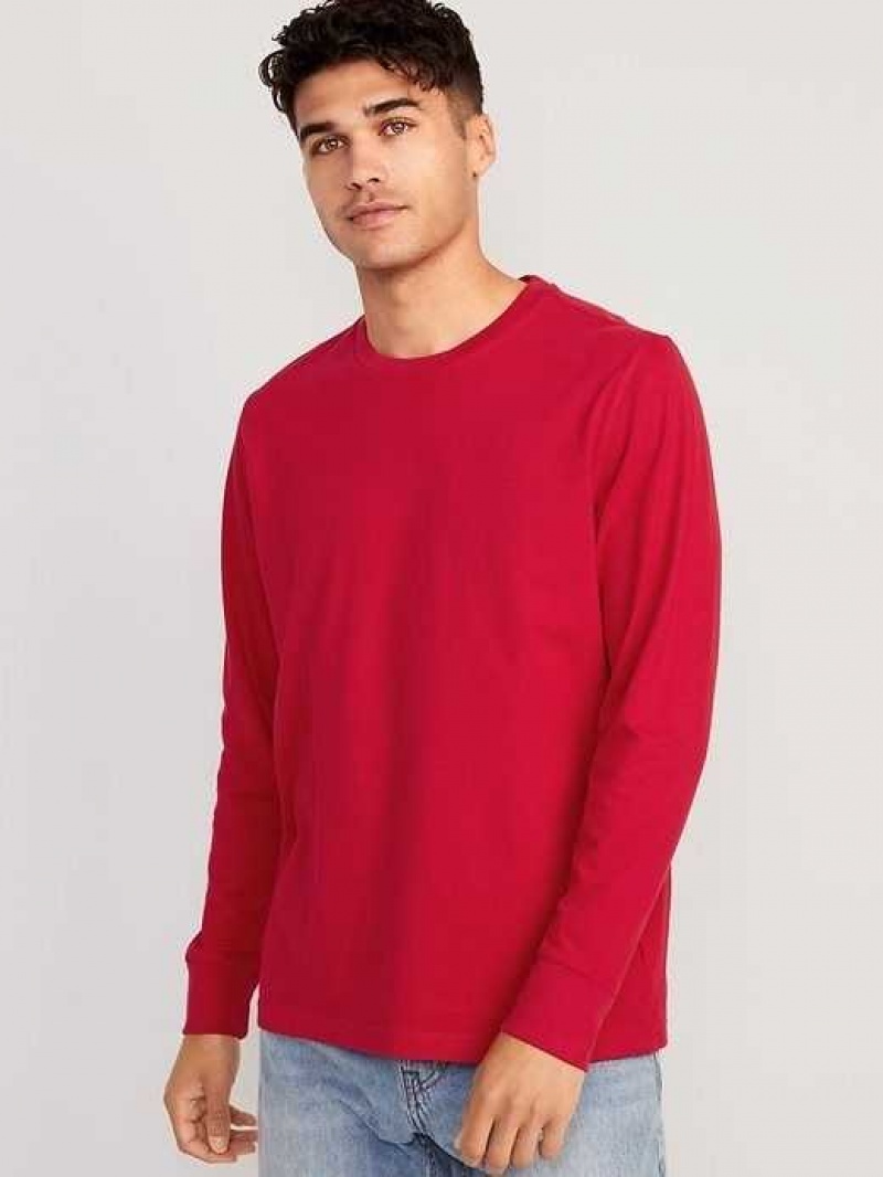 Old Navy Soft-Washed Long-Sleeve Rotation T-Shirt Red | SCB092358