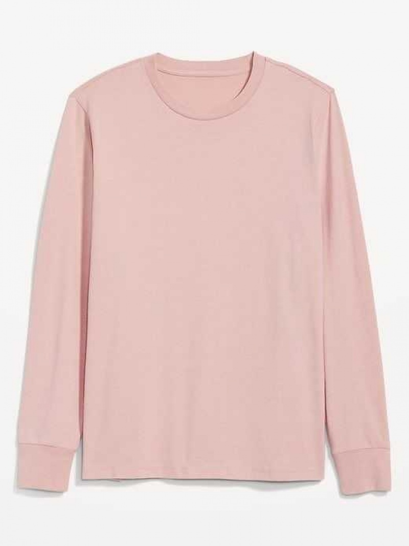 Old Navy Soft-Washed Long-Sleeve Rotation T-Shirt Pink | BFU725946