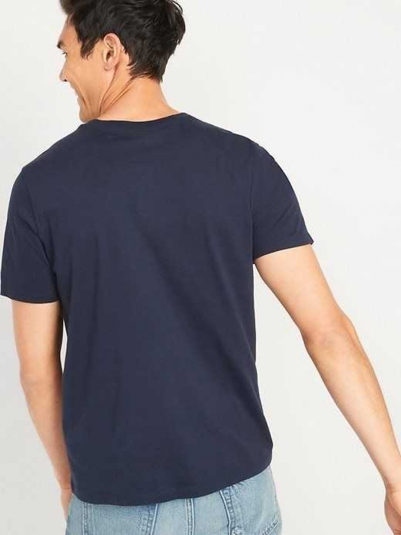 Old Navy Soft-Washed Short-Sleeve Henley T-Shirt Alpine Tundra | UMH430952