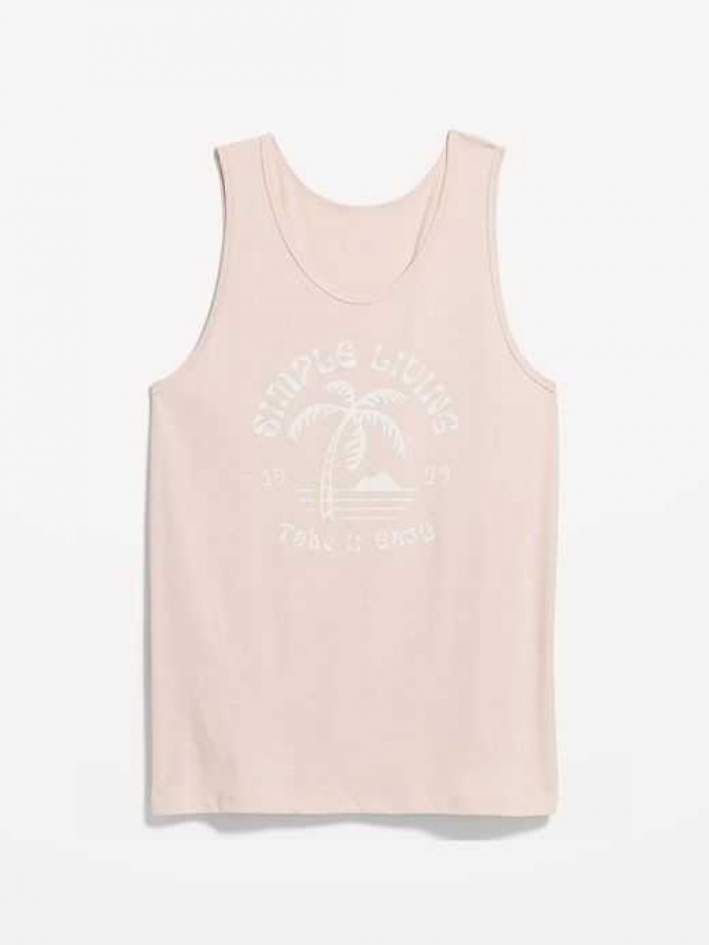 Old Navy Soft-Washed Tank Top Pink | PUC203184