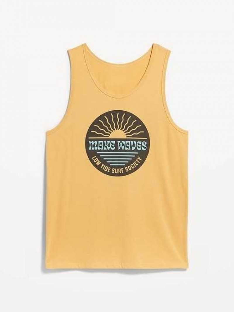 Old Navy Soft-Washed Tank Top Sweet Pollen | DTR674180