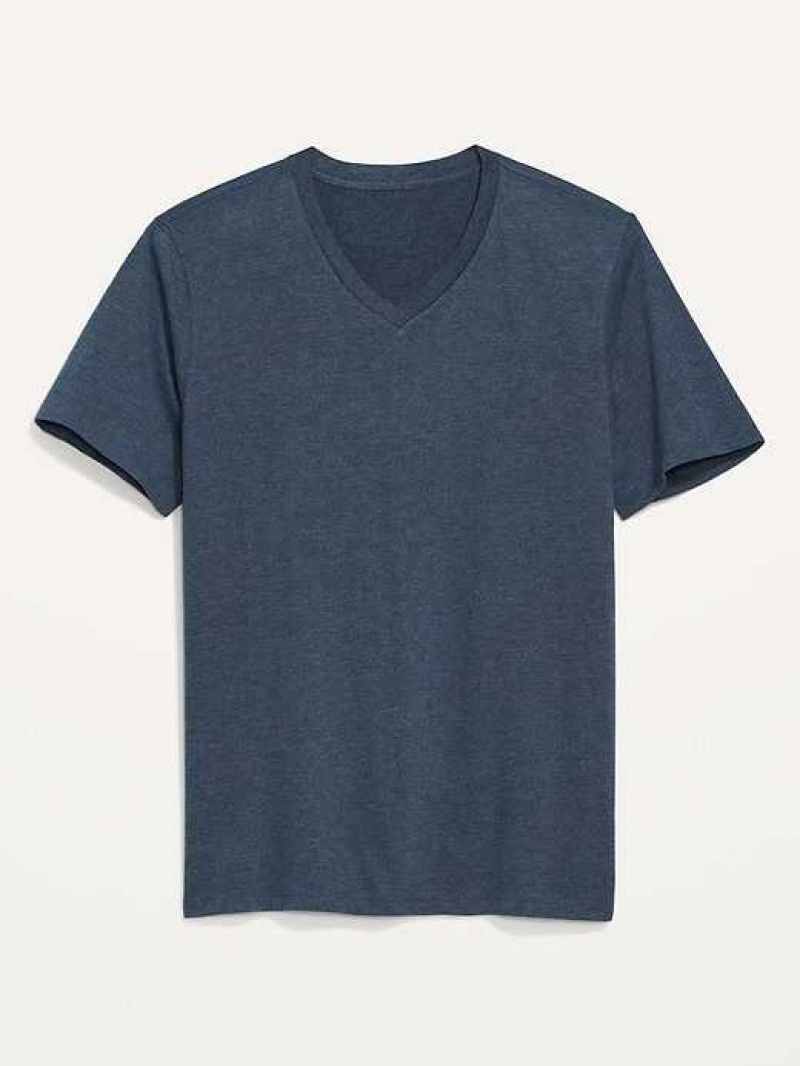 Old Navy Soft-Washed V-Neck T-Shirt Blue | NRH180627