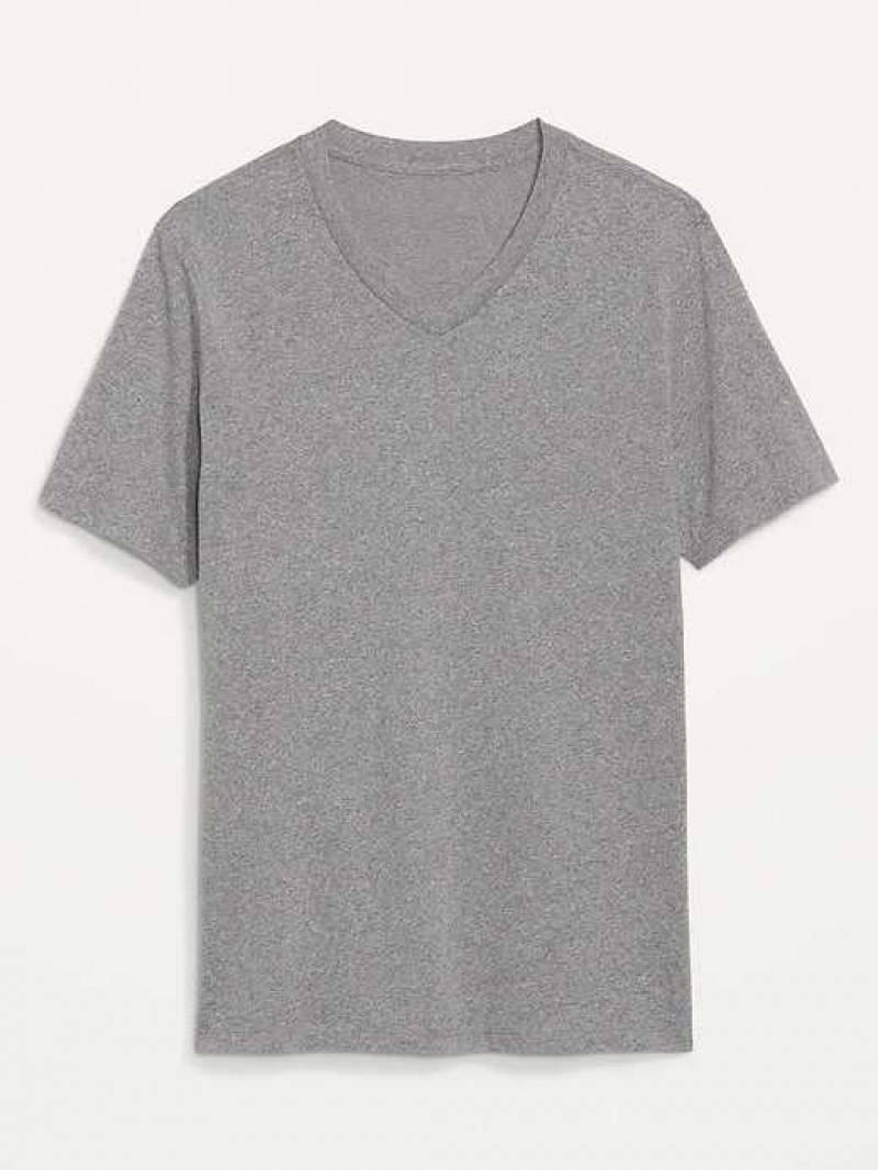 Old Navy Soft-Washed V-Neck T-Shirt Light Grey | FYV970852