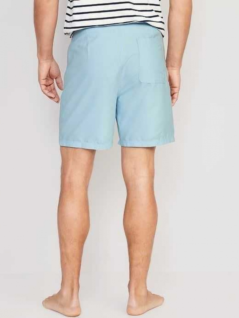 Old Navy Solid Board Shorts Blue | GYH106387