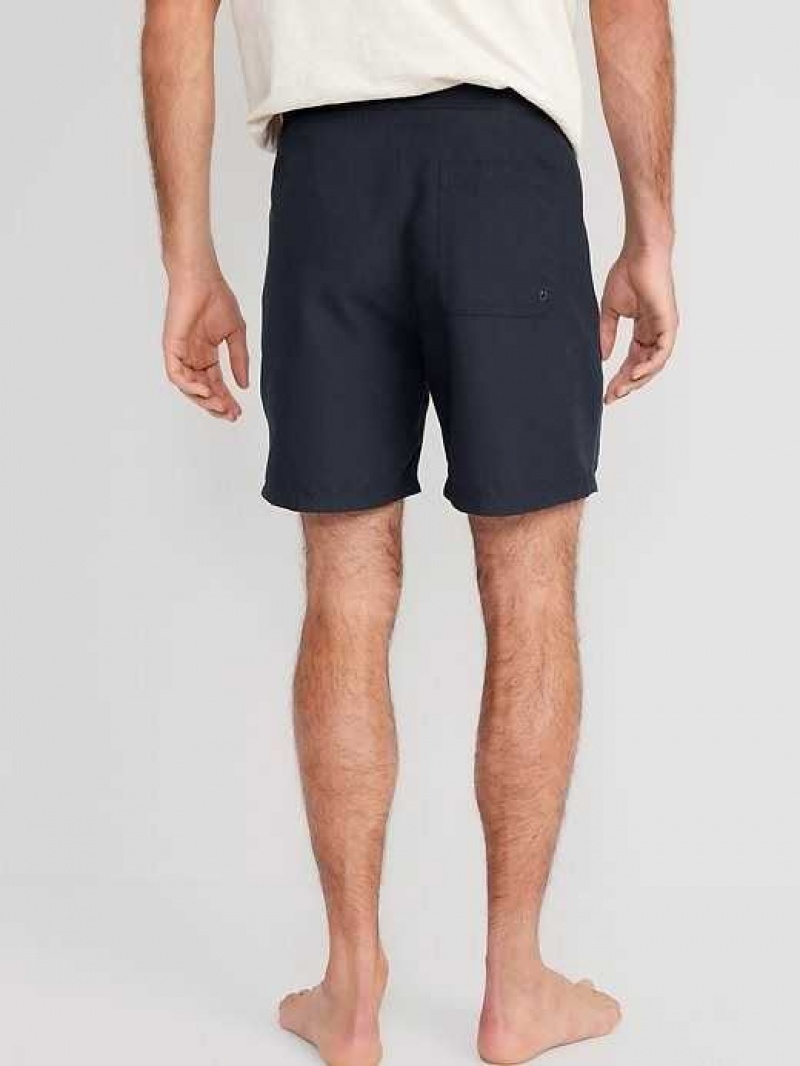 Old Navy Solid Board Shorts Navy | HOP745189