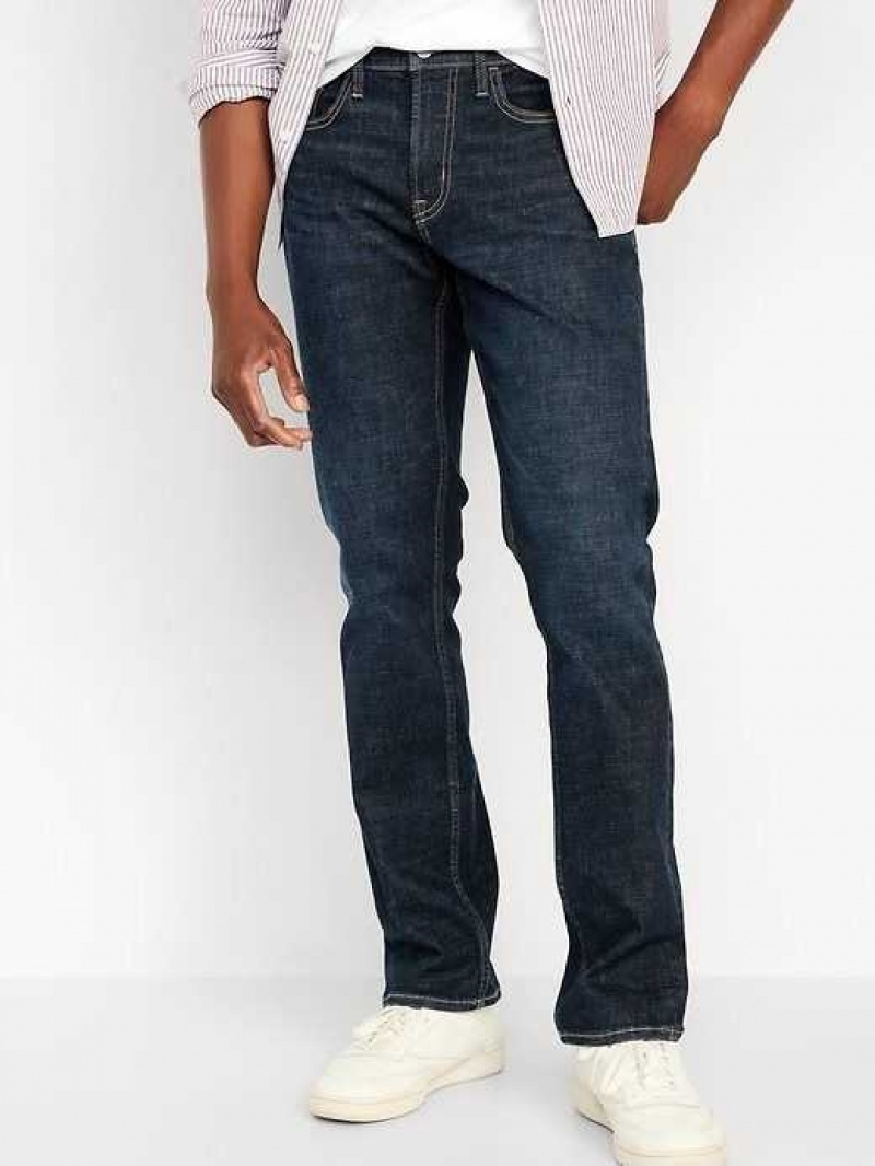 Old Navy Straight 360 Stretch Performance Jeans Dark Wash | RKZ480257