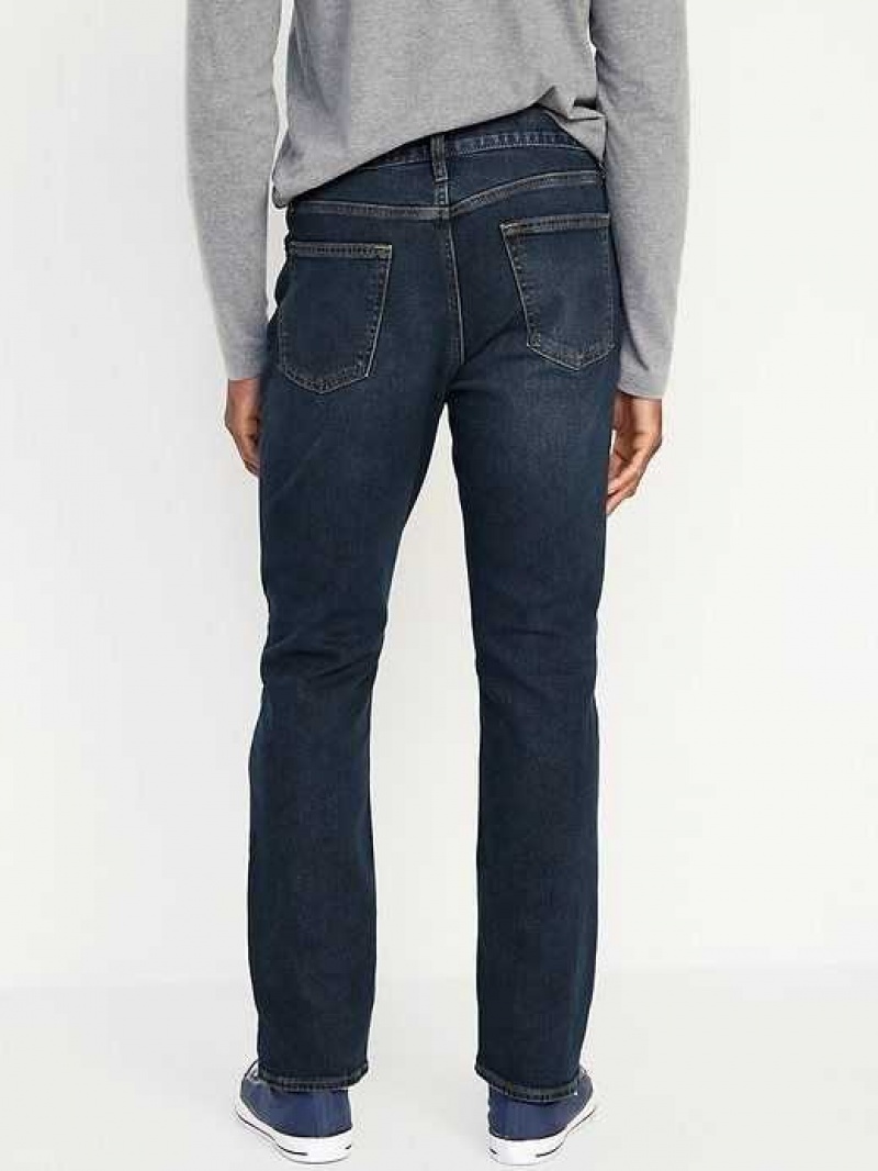 Old Navy Straight Built-In Flex Jeans Dark Wash | EGI364918