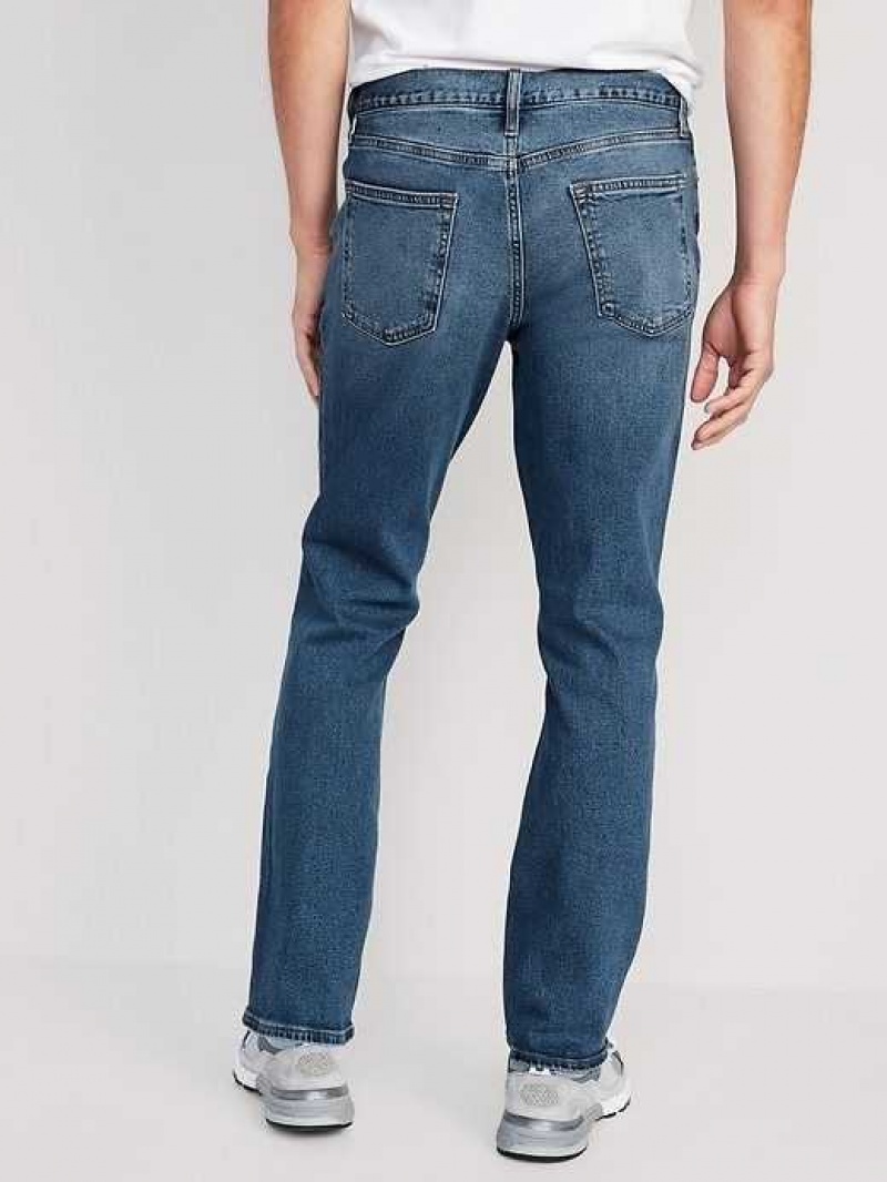 Old Navy Straight Built-In Flex Jeans Light Wash | MOV329865