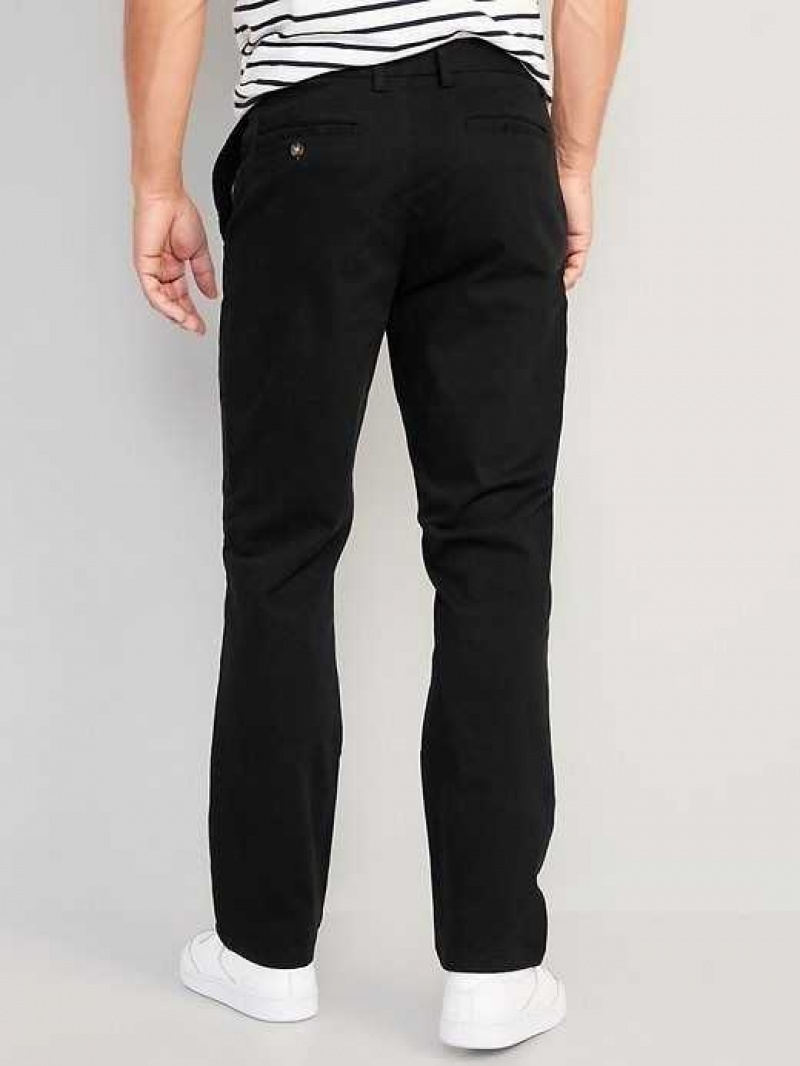 Old Navy Straight Built-In Flex Rotation Chino Pants Black | JTX825063