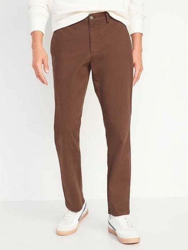 Old Navy Straight Built-In Flex Rotation Chino Pants Espresso | DWQ168509