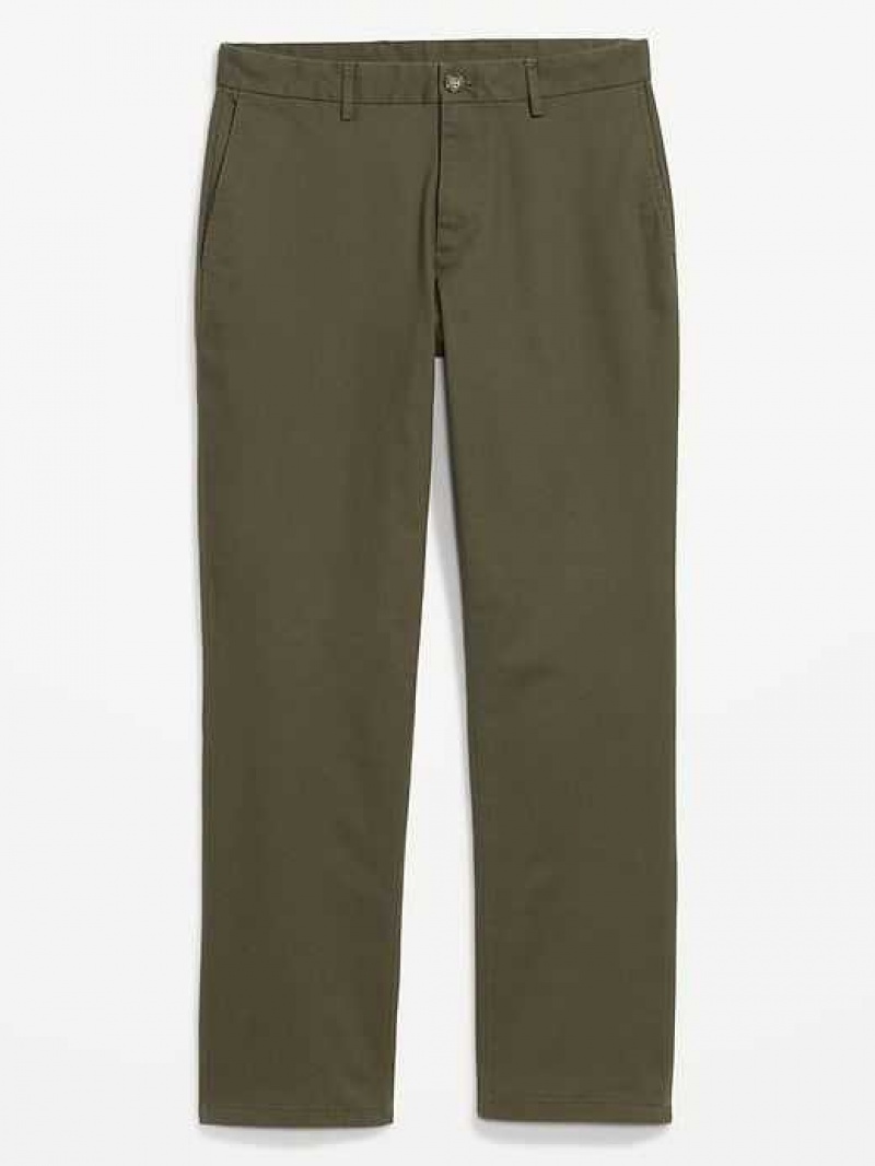 Old Navy Straight Built-In Flex Rotation Chino Pants Dark Green | ALS945273