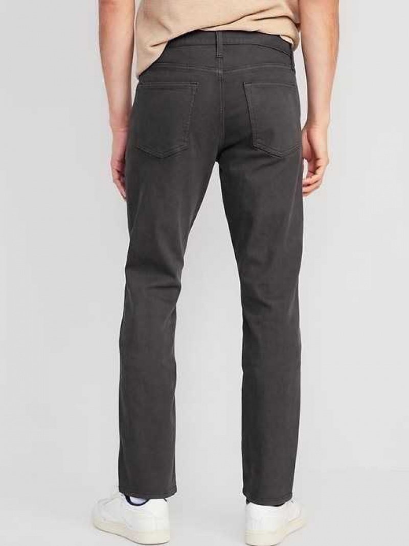 Old Navy Straight Five-Pocket Pants Dark Grey | JNP458107