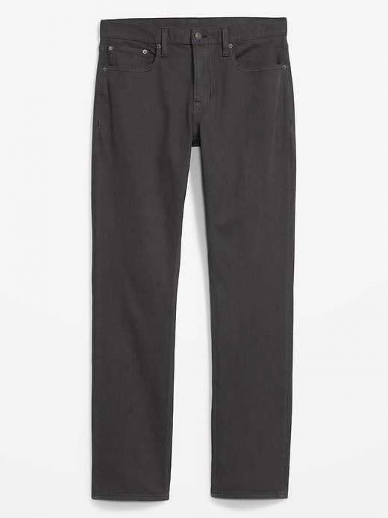 Old Navy Straight Five-Pocket Pants Dark Grey | JNP458107