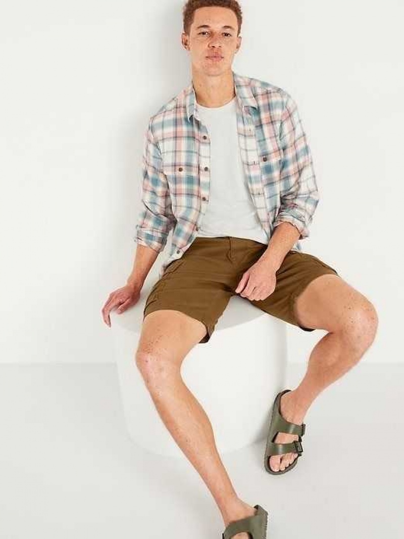 Old Navy Straight Lived-In Cargo Shorts Doe A Deer | JBW849367