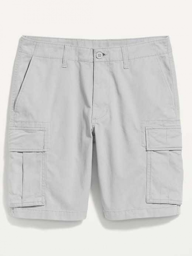 Old Navy Straight Lived-In Cargo Shorts Grey | UXV658043