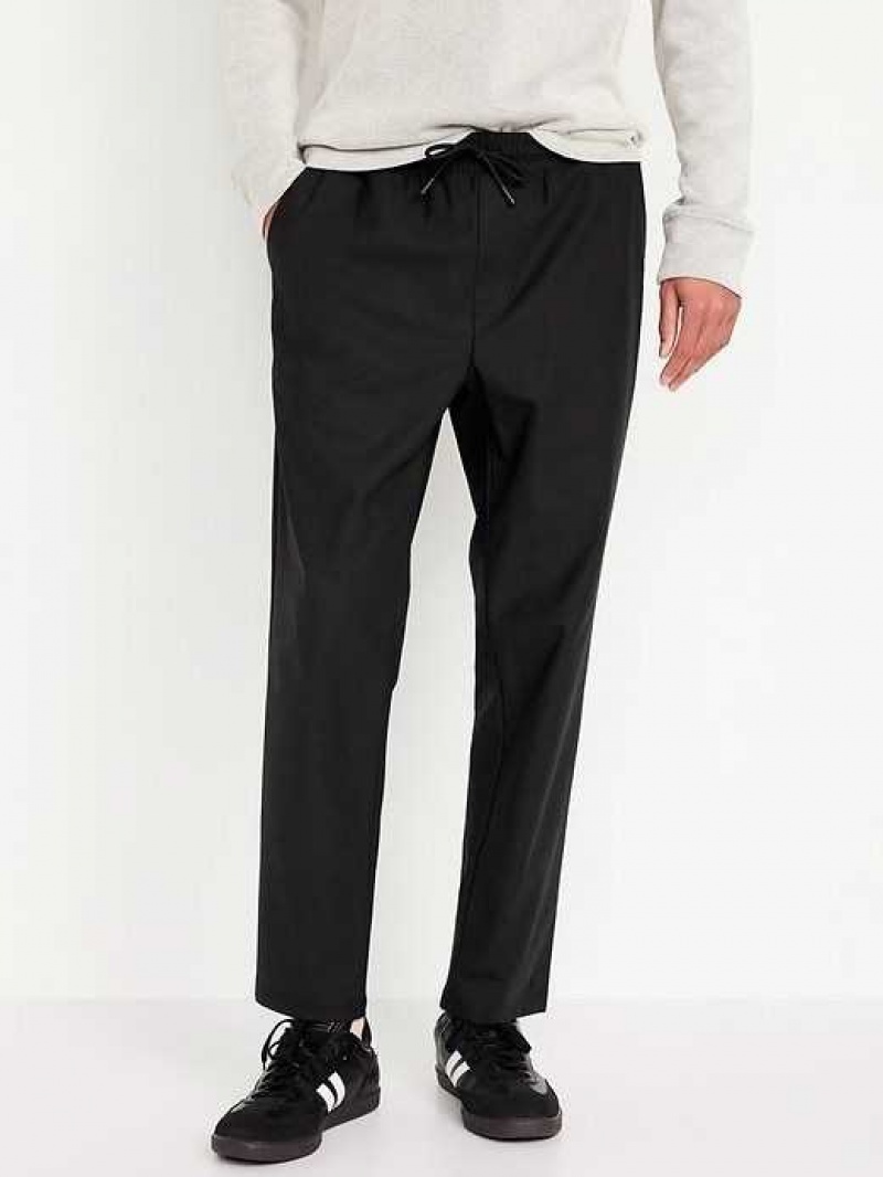 Old Navy Straight Taper Tech Hybrid Pants Black | GXW785419