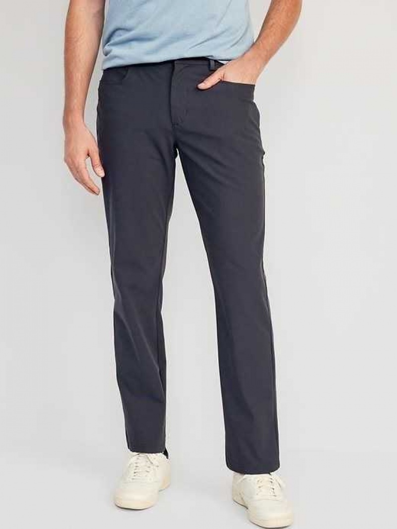 Old Navy Straight Tech Hybrid Pants Navy | QES783549